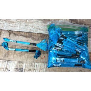 58 Artiste Satin Floss 8.75 YD 8M Bright Blue Embroidery Thread For Crafts & Pro